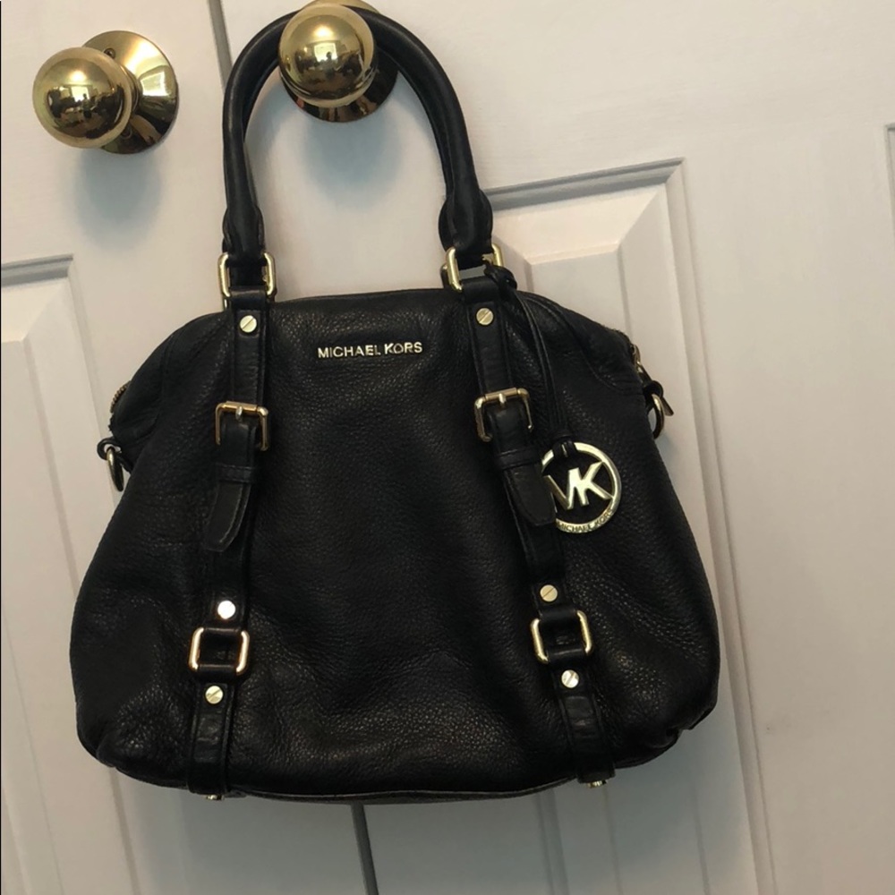 Black Michael Kors Bowling Bag Medium